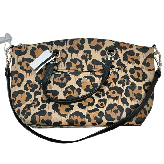 Coach Prairie Satchel Bag in Wild Beast Leopard Ocelot Print
