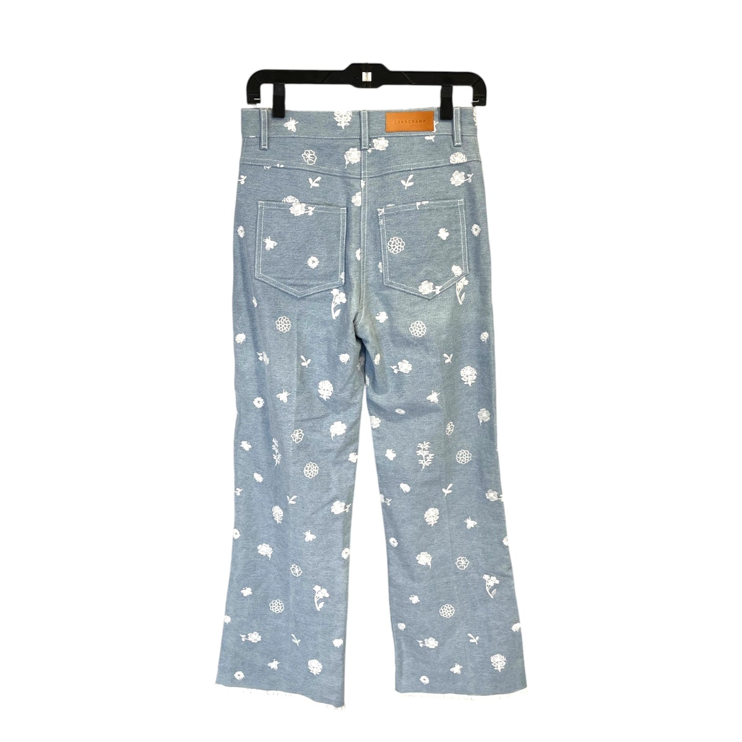 Longchamp Embroidered Denim