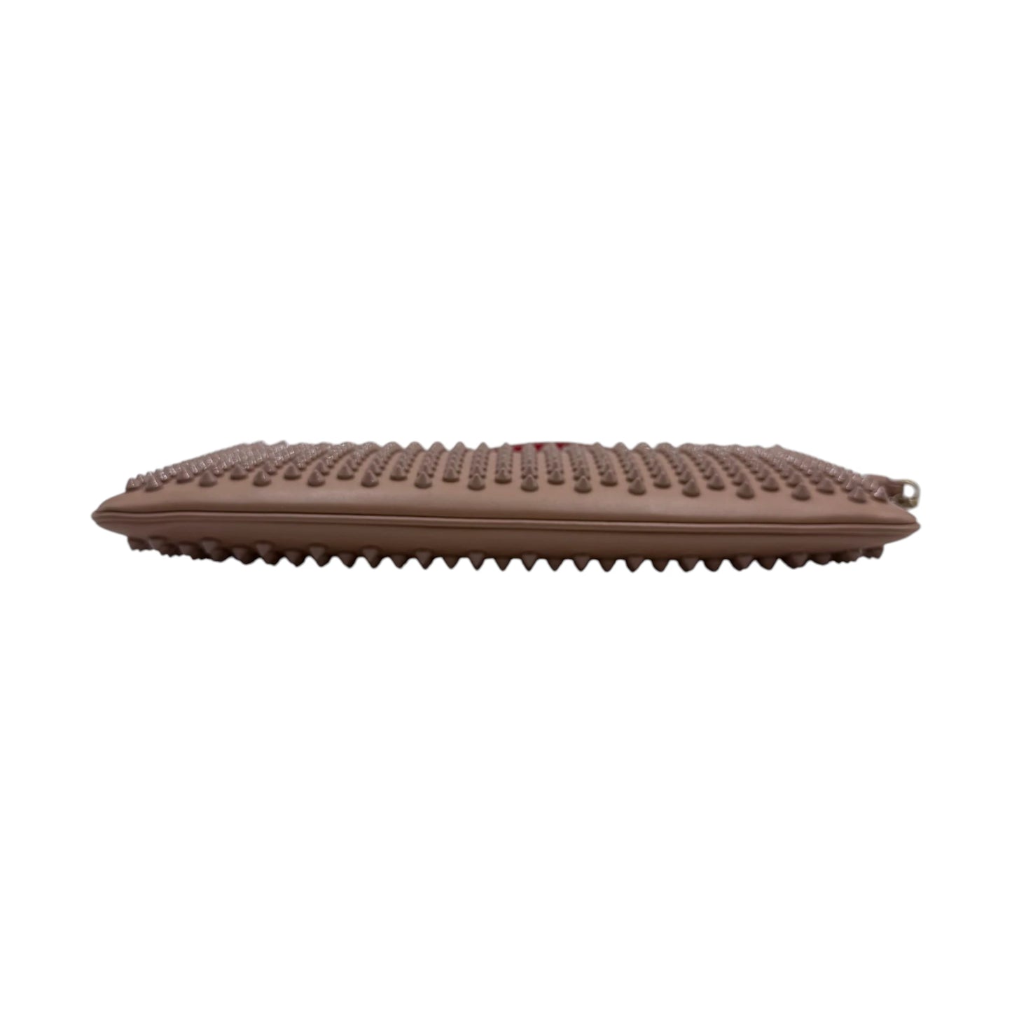 Christian Louboutin Nude Spike Clutch