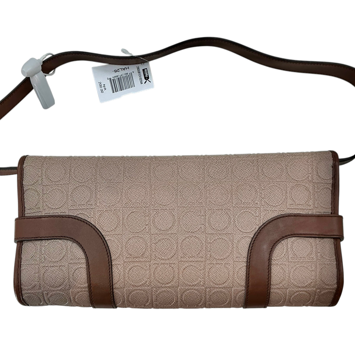 Salvatore Ferragamo Gancini Embossed Shoulder Bag
