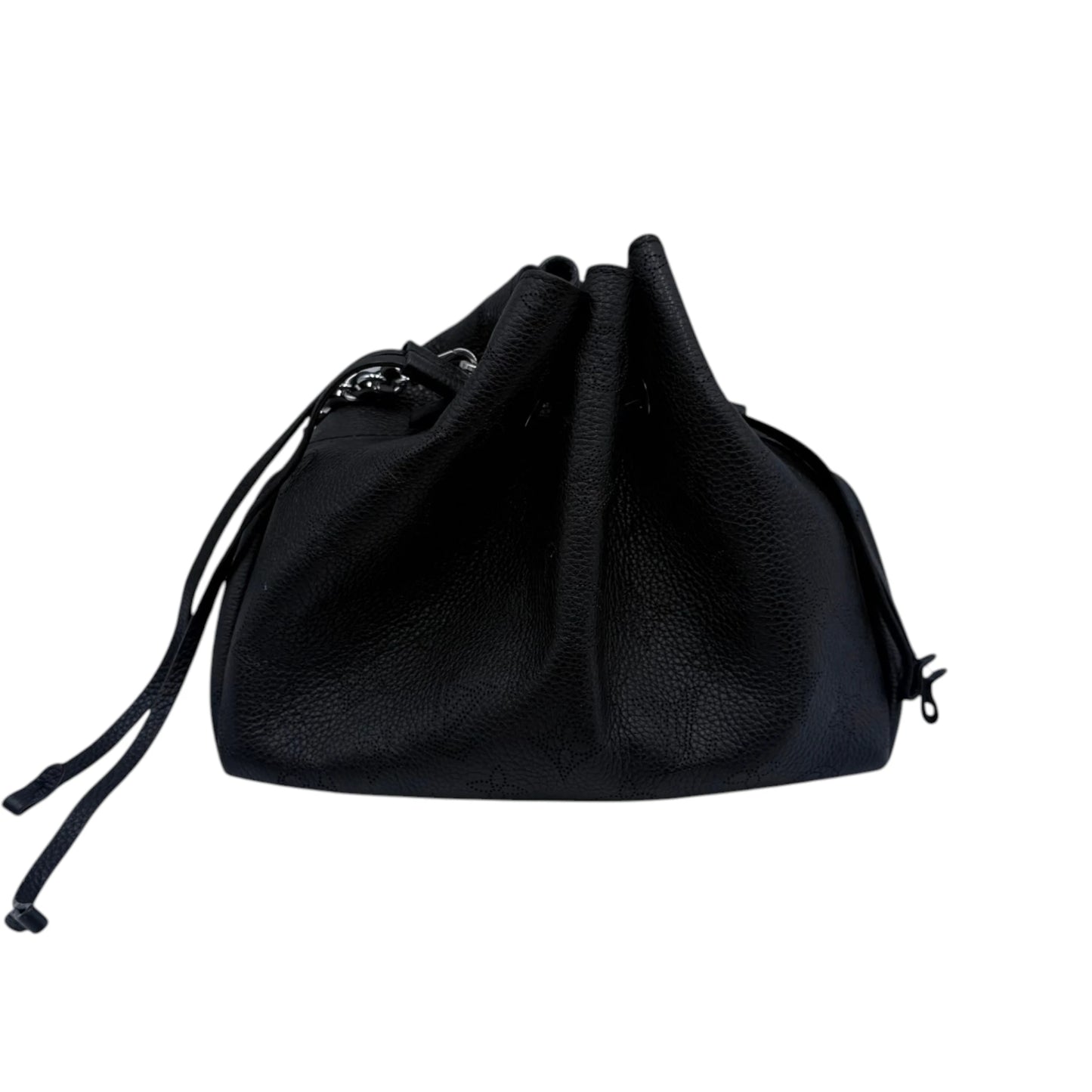 Louis Vuitton Black Mahina Bell Chain Bucket