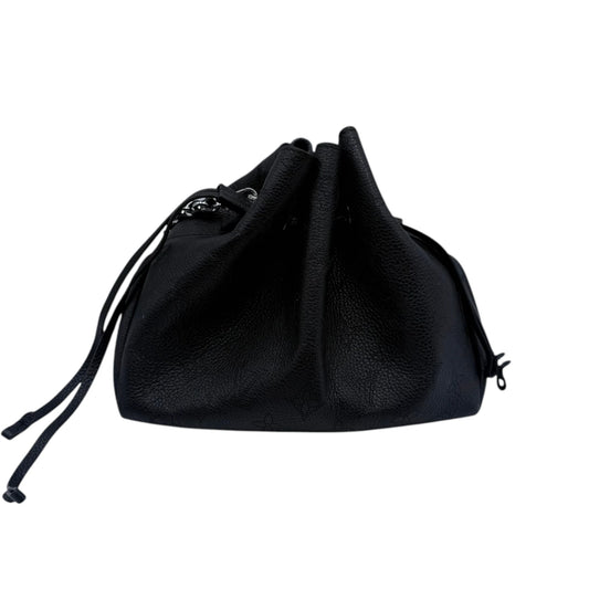 Louis Vuitton Black Mahina Bell Chain Bucket