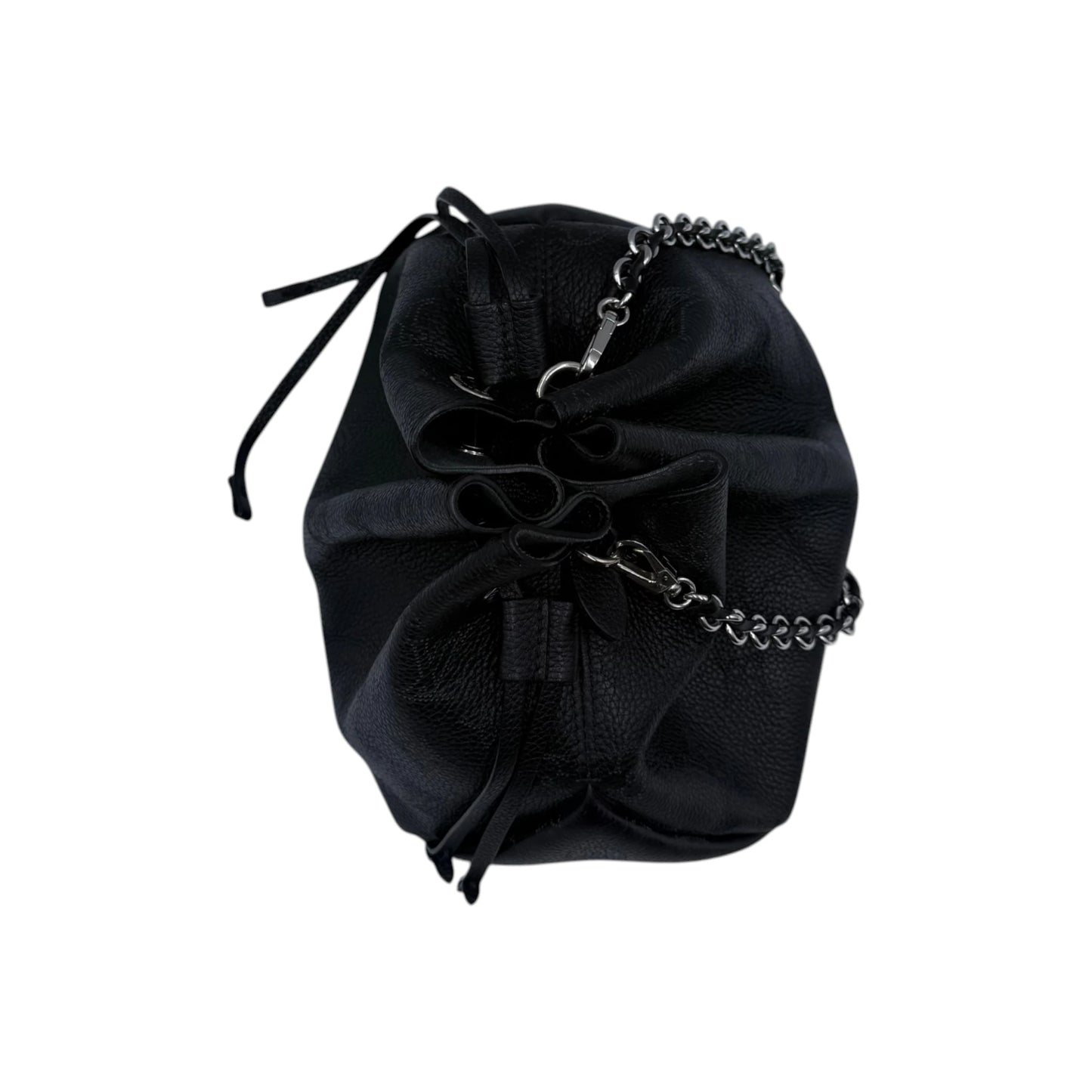 Louis Vuitton Black Mahina Bell Chain Bucket