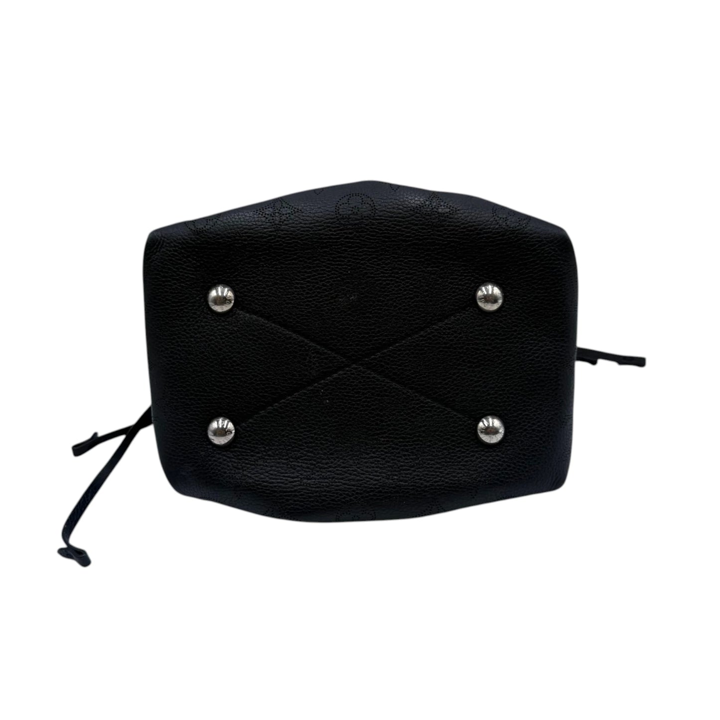 Louis Vuitton Black Mahina Bell Chain Bucket