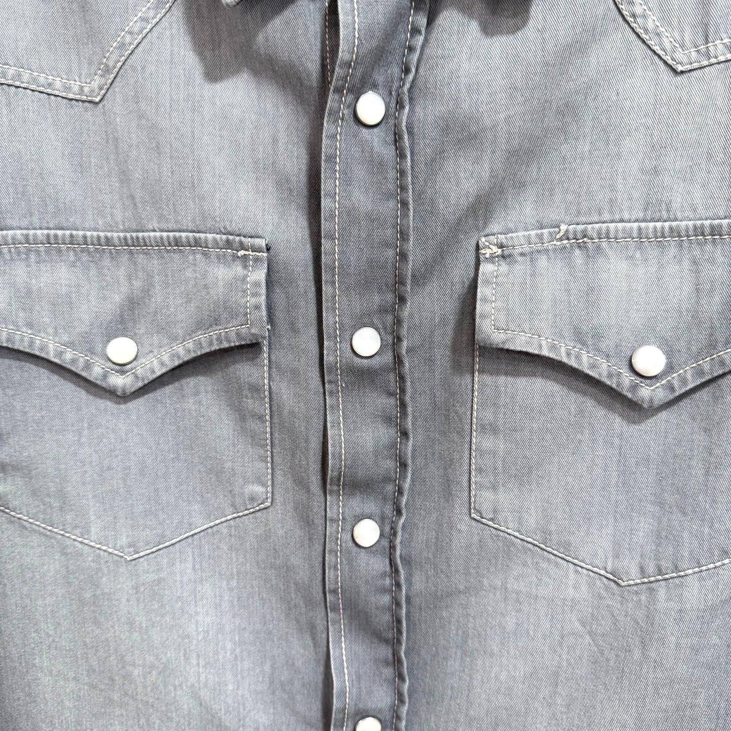 Brunello Cucinelli Grey Western Shirt