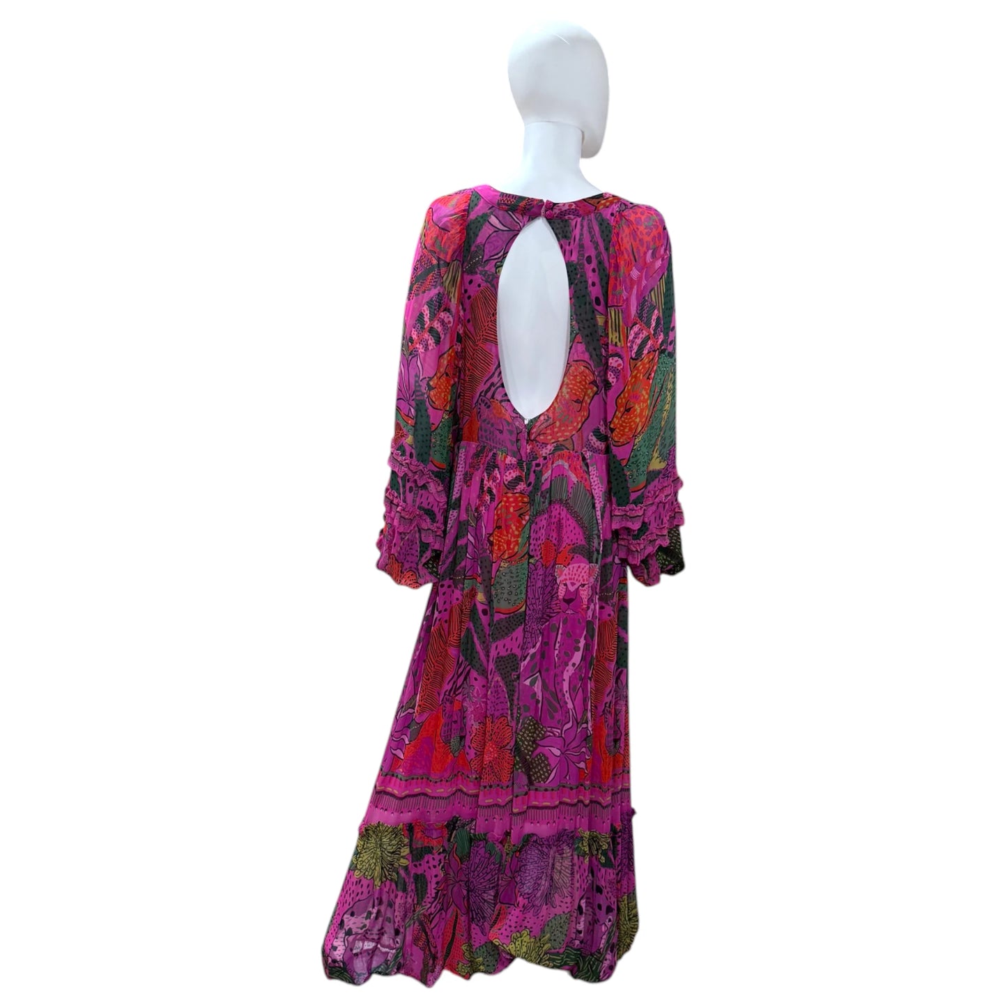 Farm Rio Cool Leopards Maxi Dress