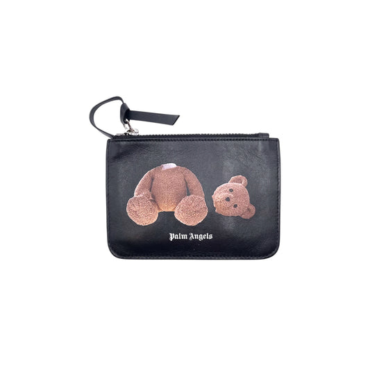 Palm Angels Bear Coin Purse In Black