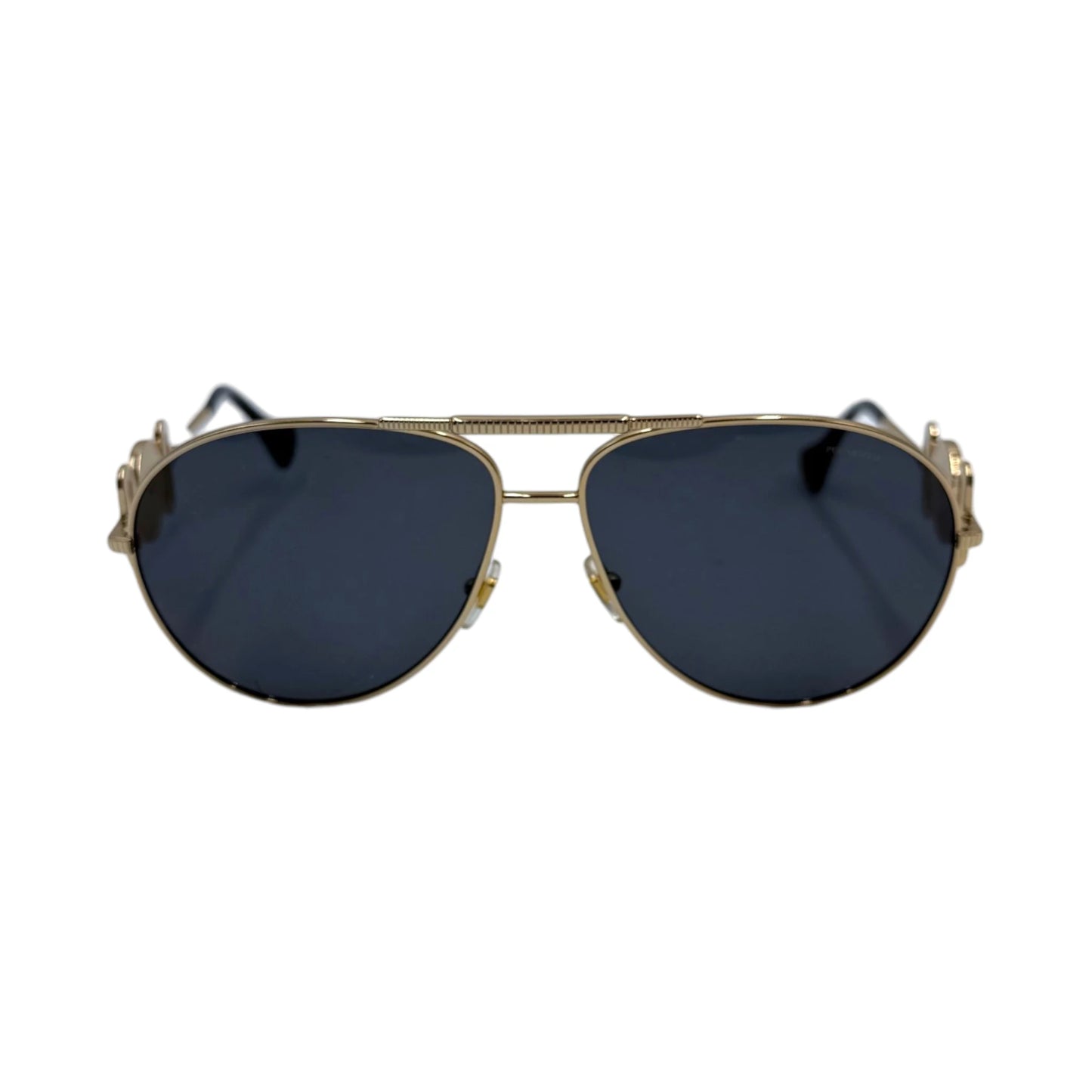Versace Medusa Aviator Gold Sunglasses