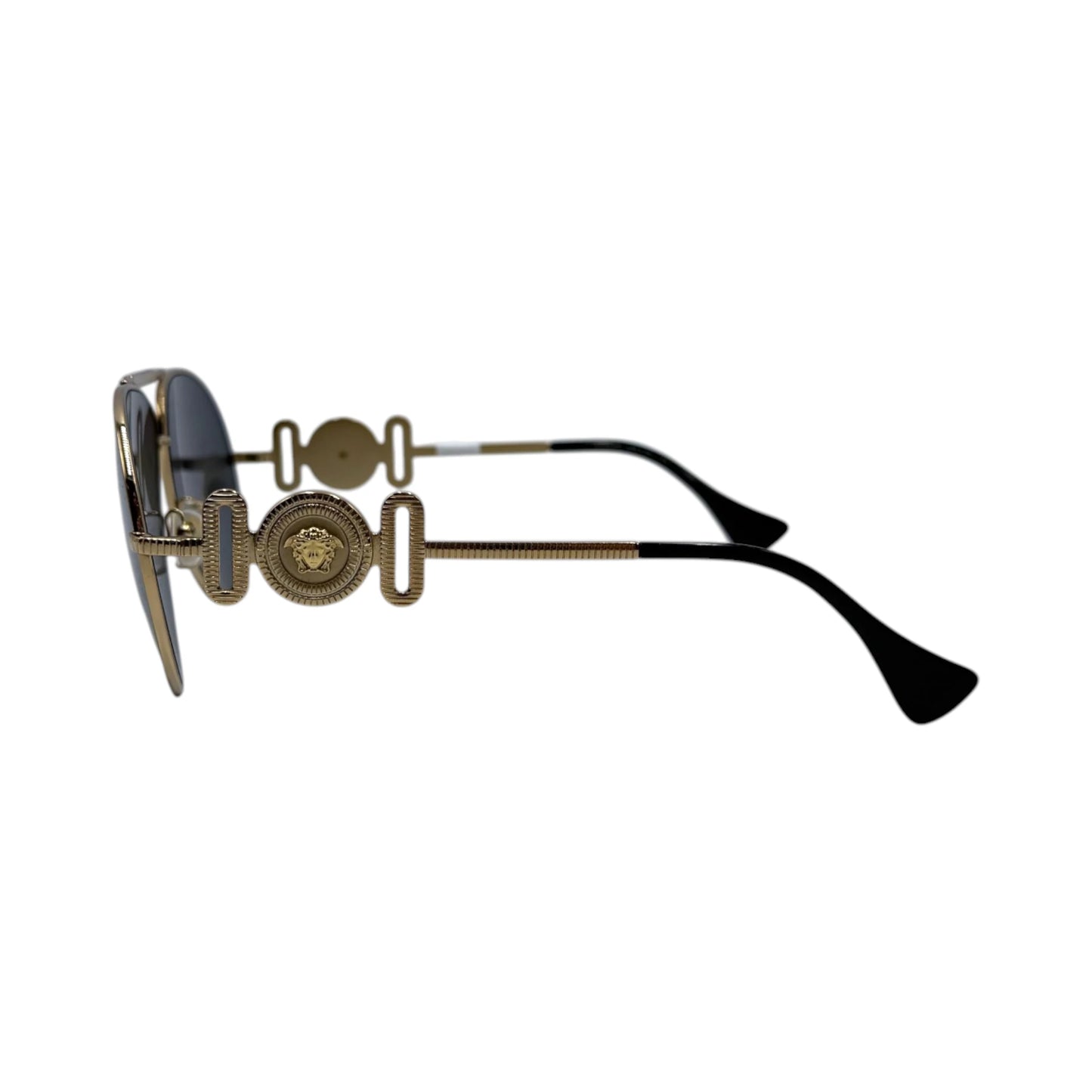 Versace Medusa Aviator Gold Sunglasses