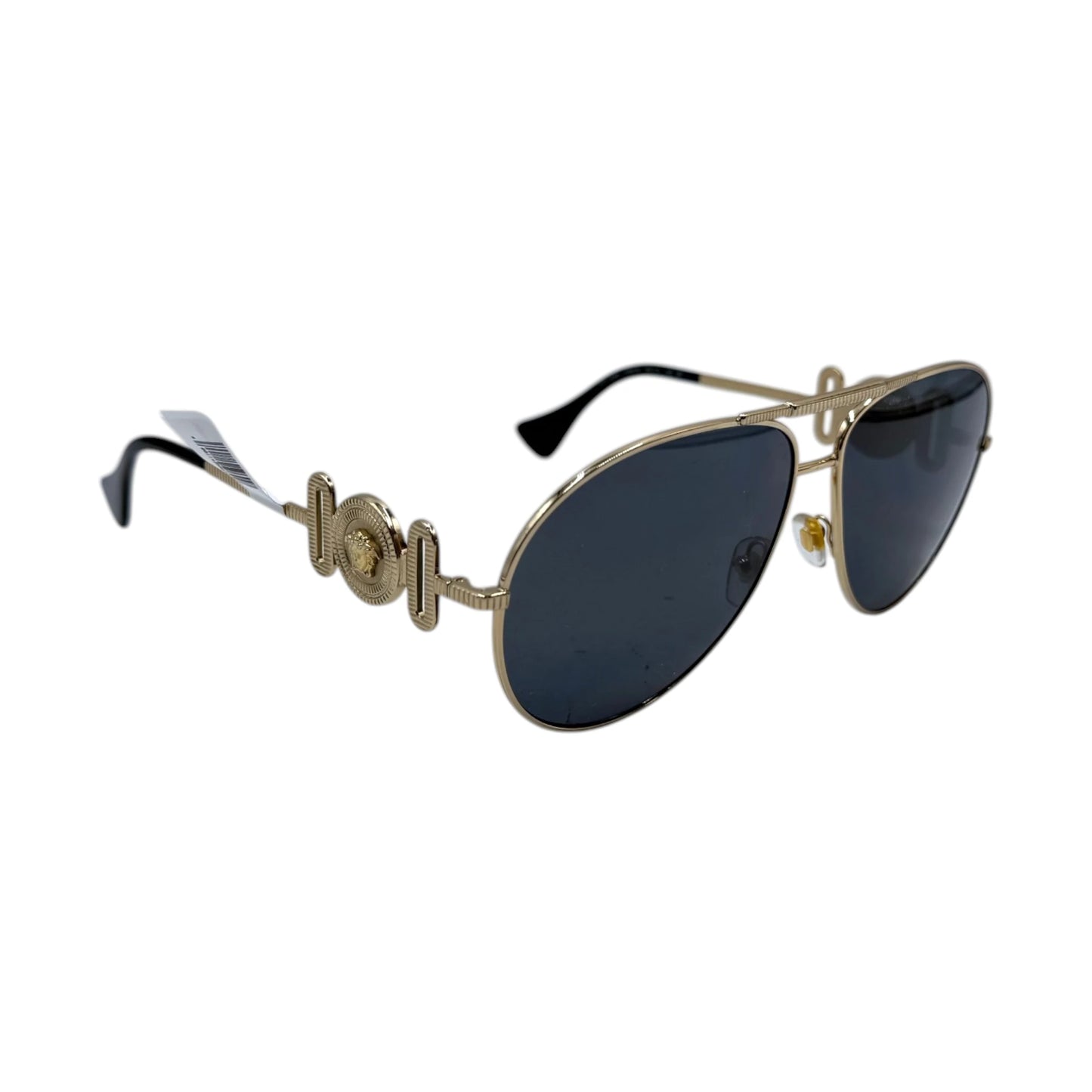Versace Medusa Aviator Gold Sunglasses