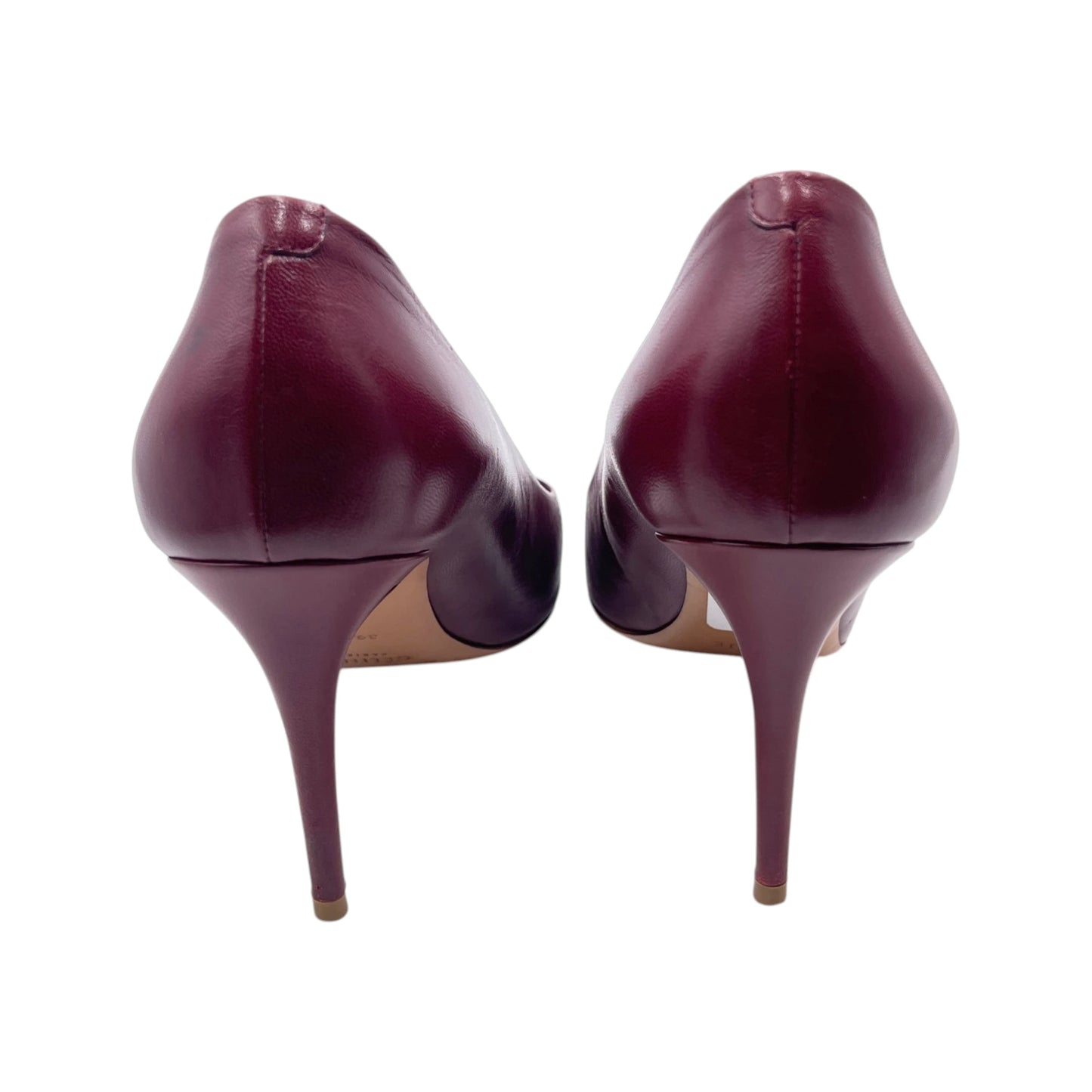 Celine Burgundy Leather Pump
