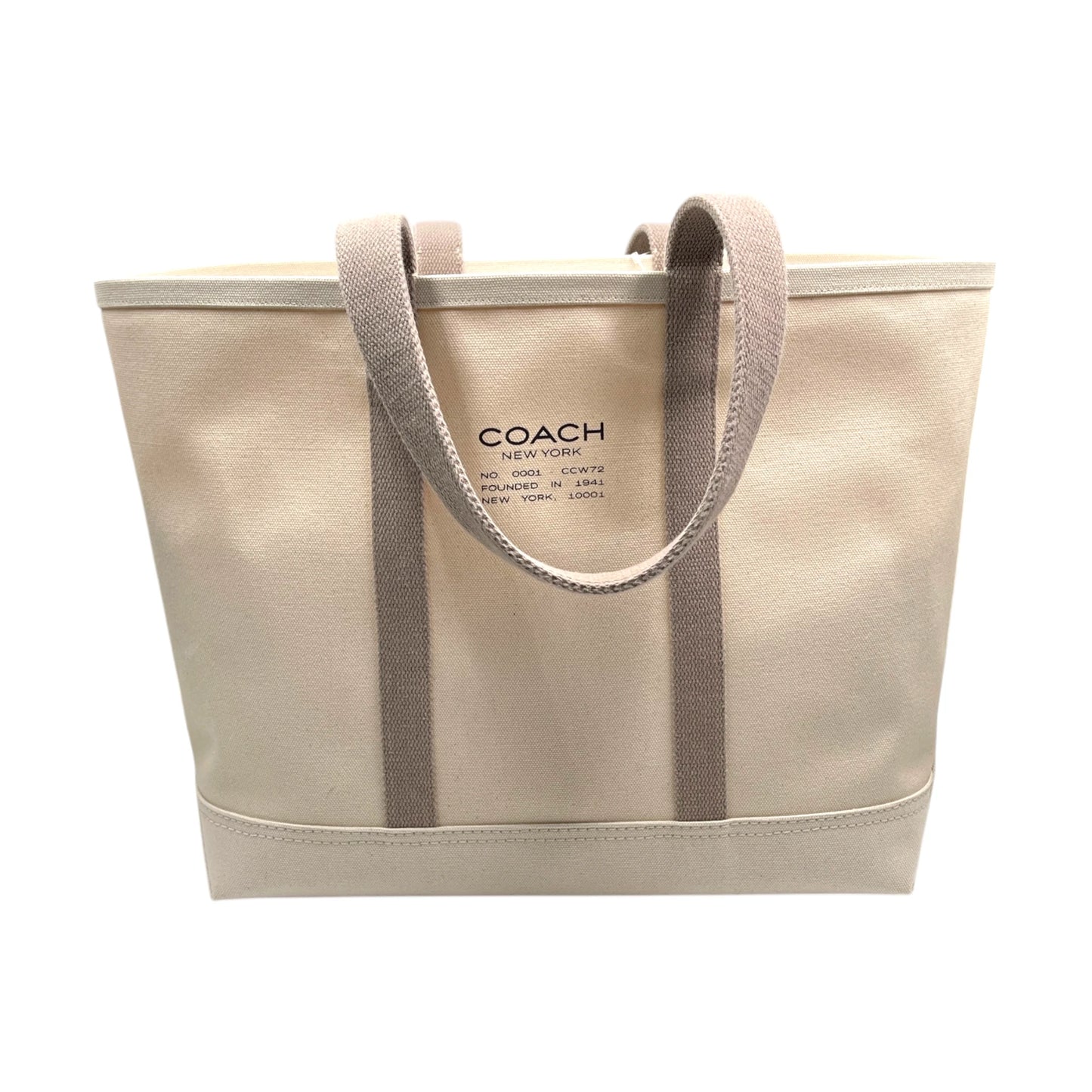 Coach Utility Canvas Tote