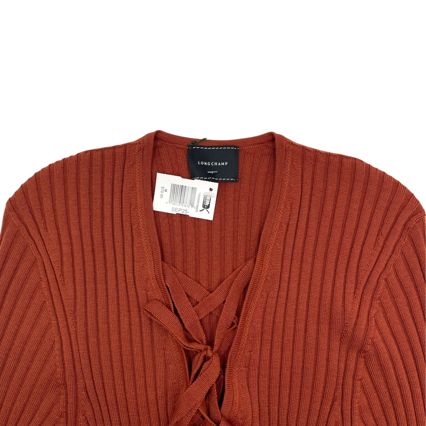 Longchamp Fitted Knit Long Dress -  S