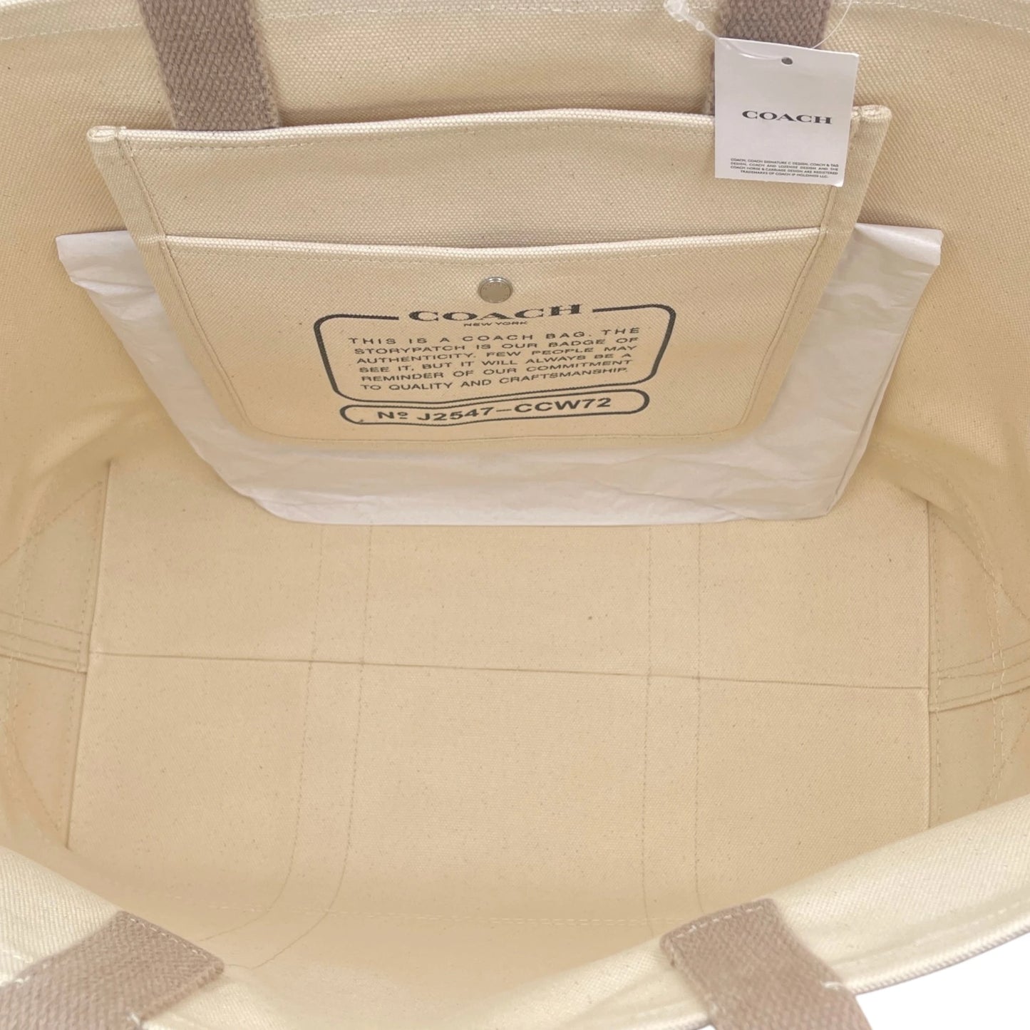 Coach Utility Canvas Tote