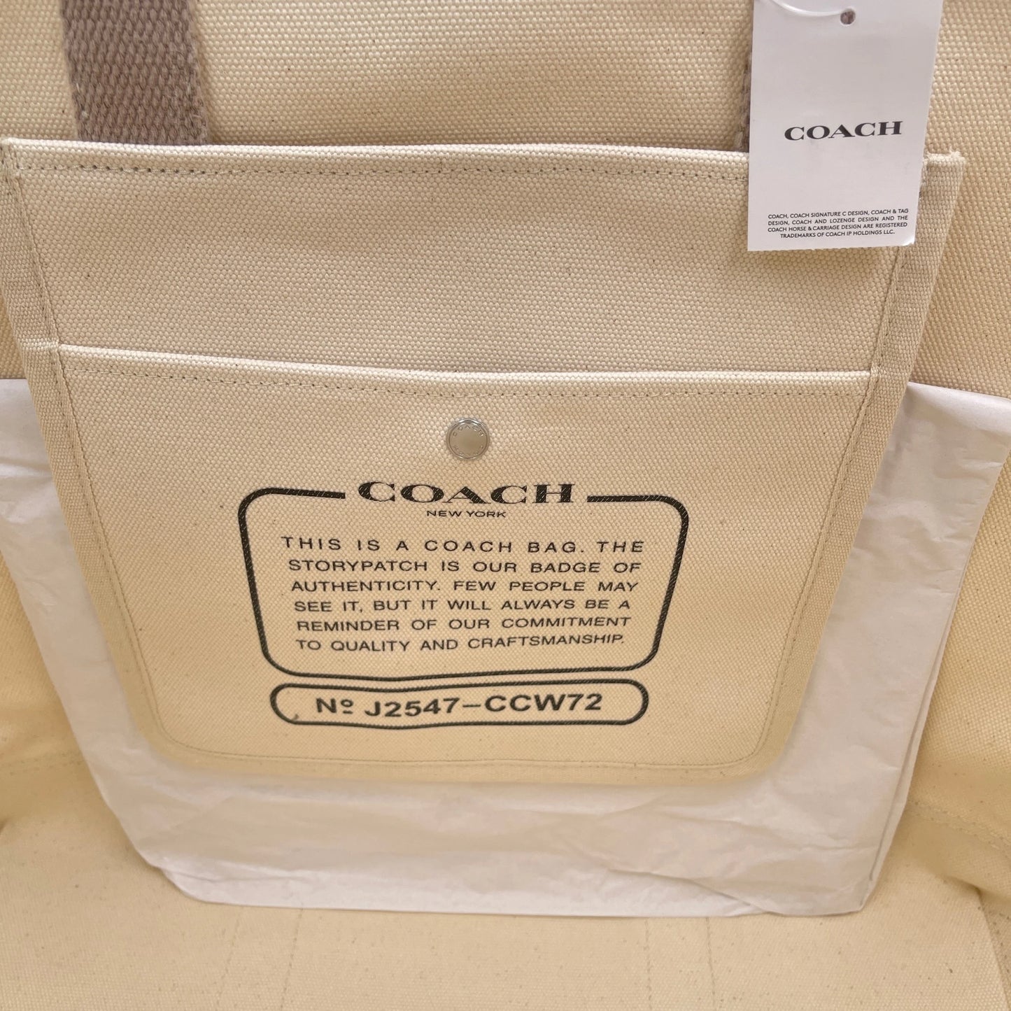 Coach Utility Canvas Tote