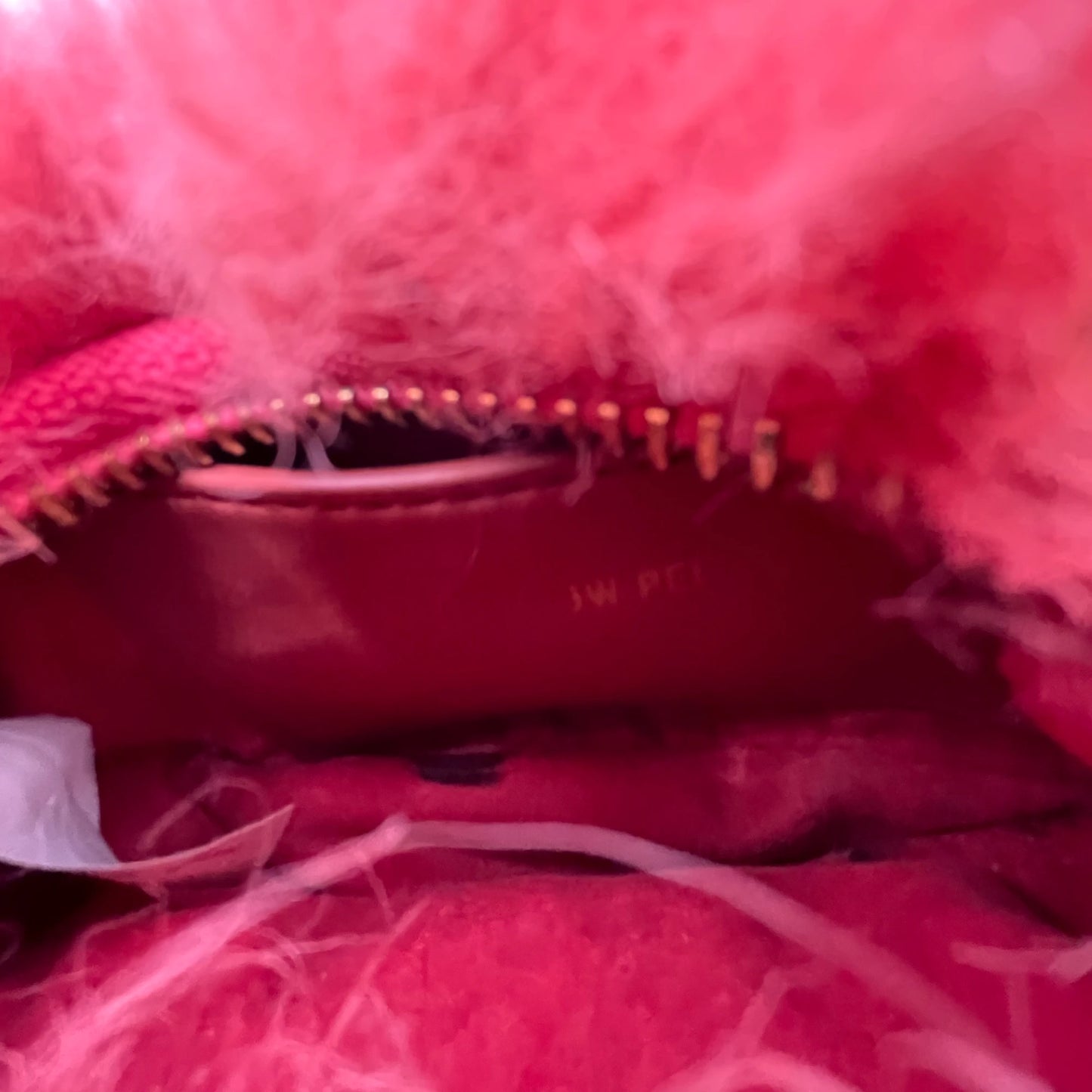 JW PEI Faux Fur Mini Top Handle Bag - Light Magenta