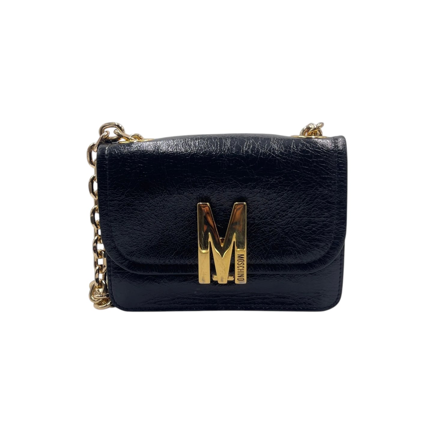 Moschino Patent Leather Crossbody