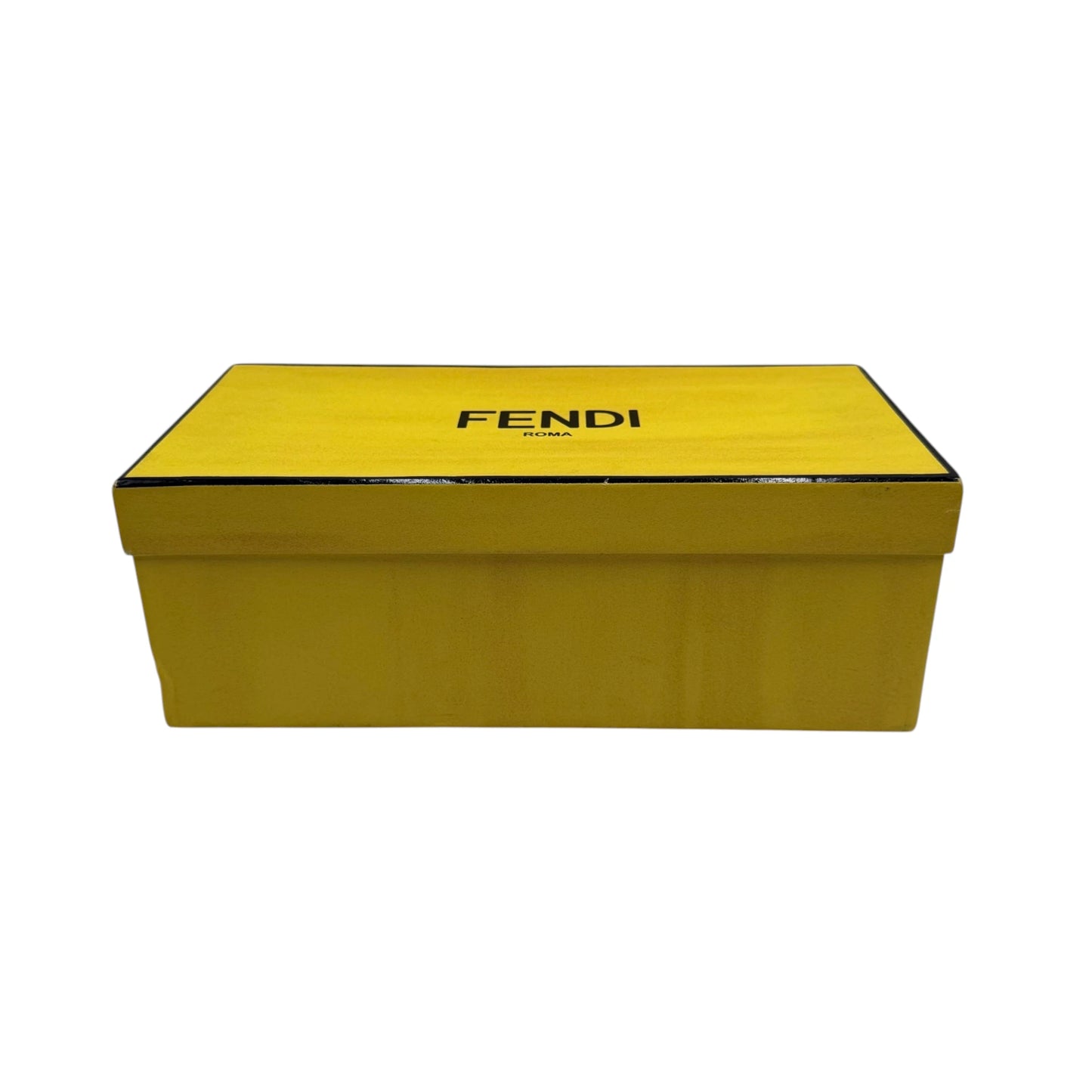 Fendi Black Cut Heel Mules