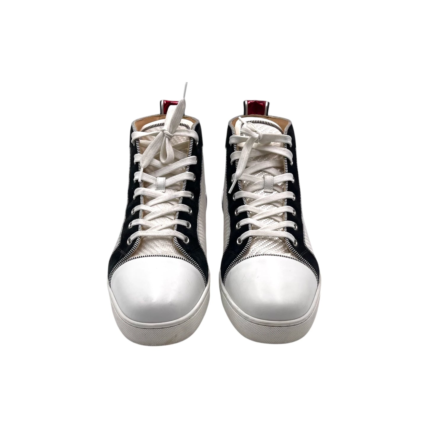 Louboutin White/Black Fun Louis Men's Snkr