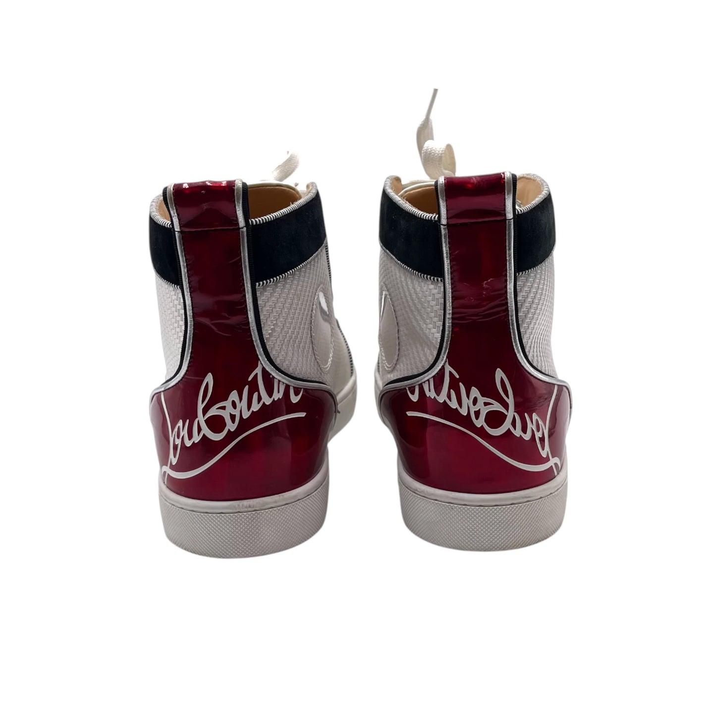 Louboutin White/Black Fun Louis Men's Snkr