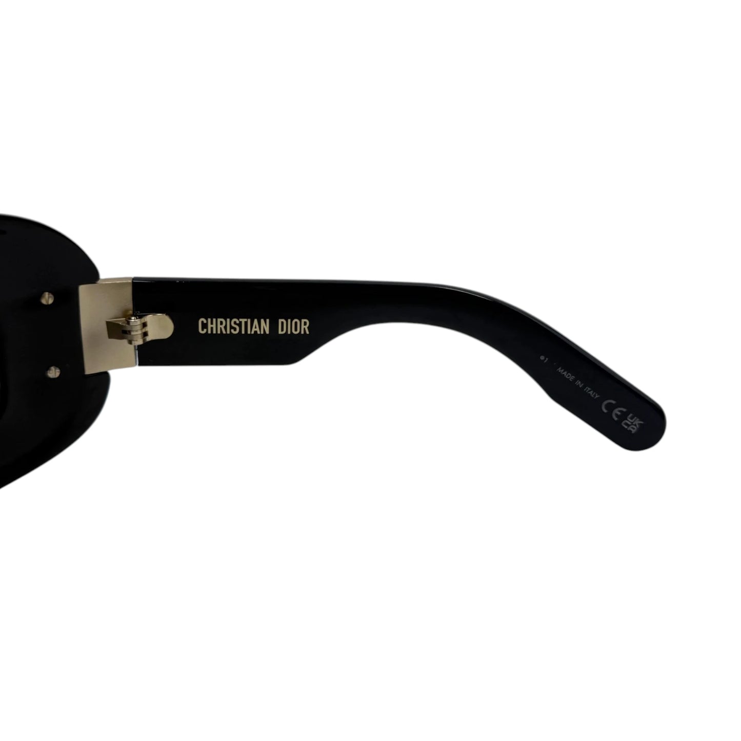 Christian Dior Black Oversized Bubble Sunglasses