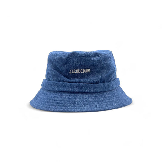 Jacquemus Le Bob Gadjo Denim Bucket Hat 60