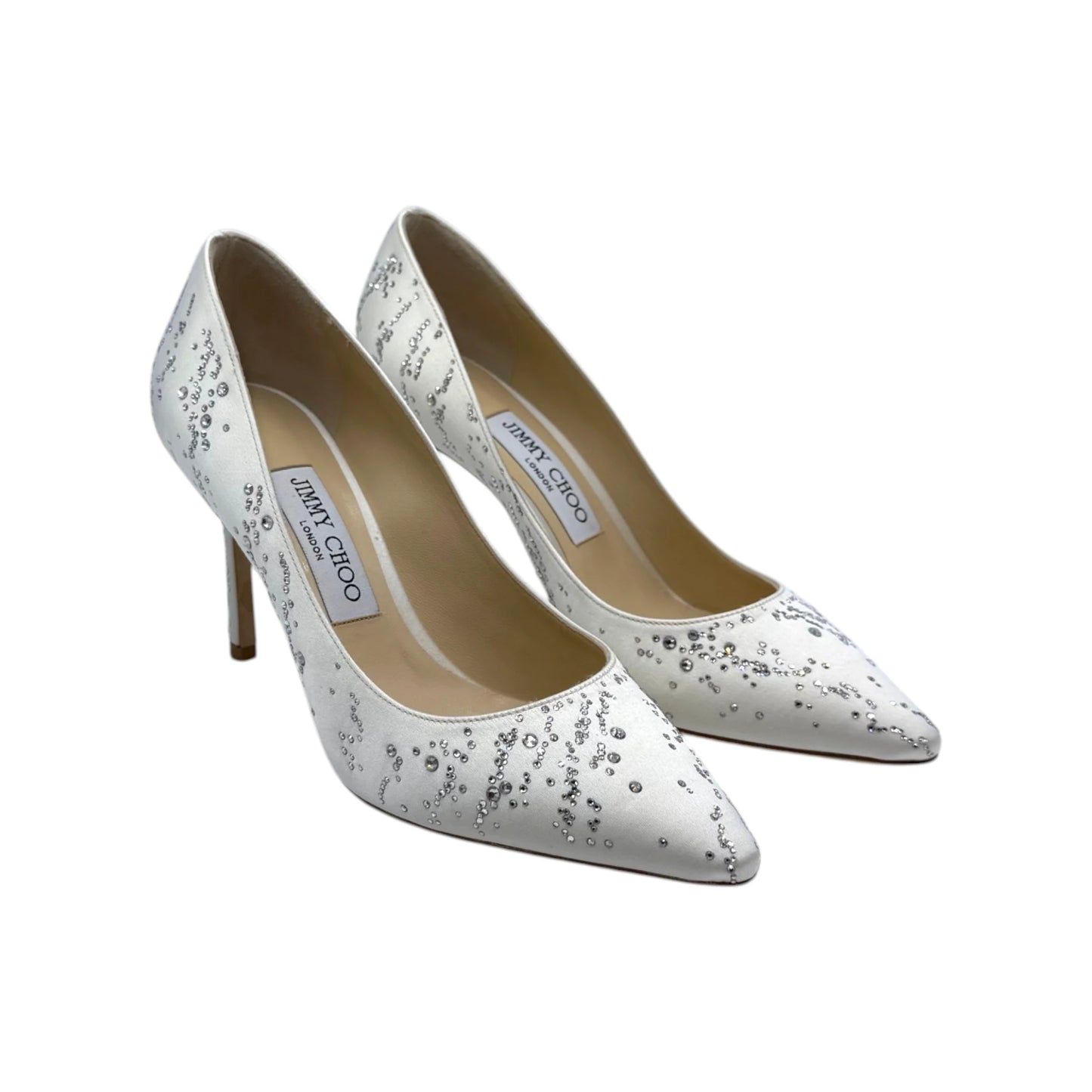 Jimmy Choo Fireworks Satin Pumps