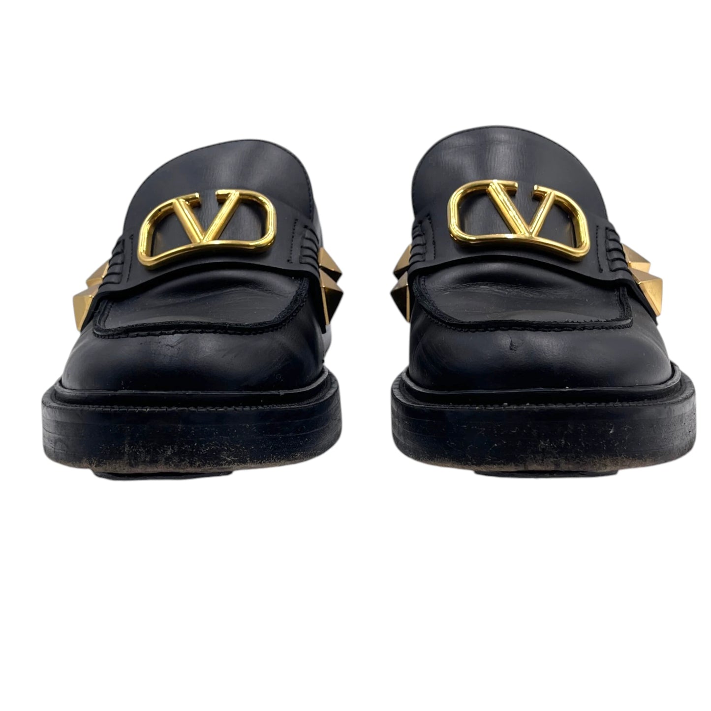 Valentino Stud Sign Loafers
