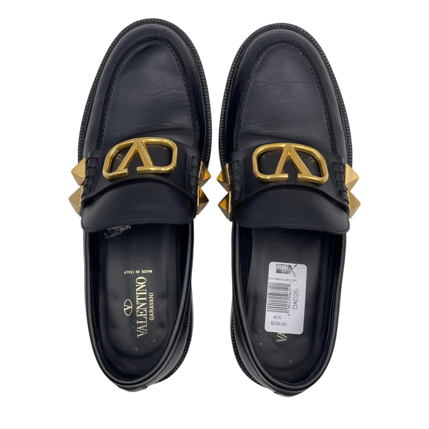 Valentino Stud Sign Loafers
