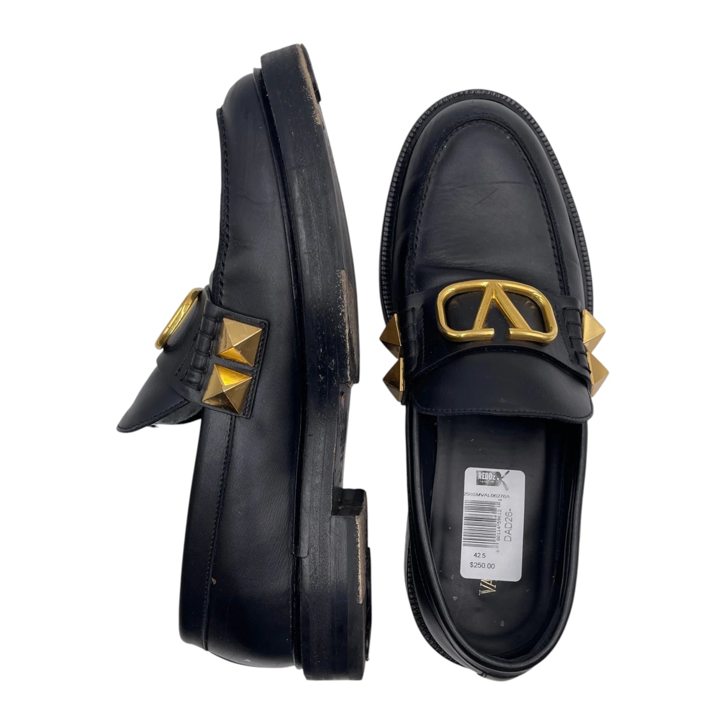 Valentino Stud Sign Loafers