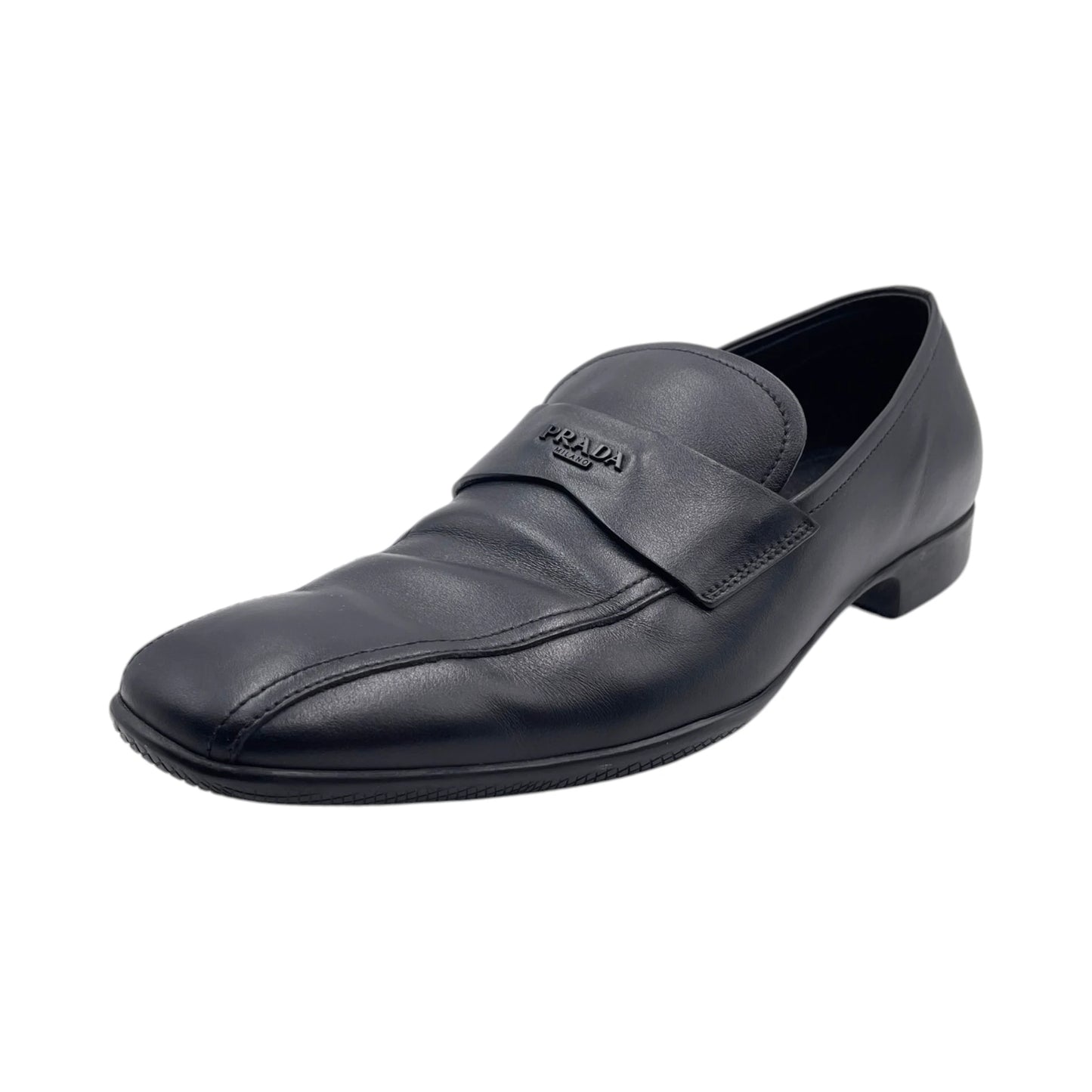 Prada Leather Penny Loafers