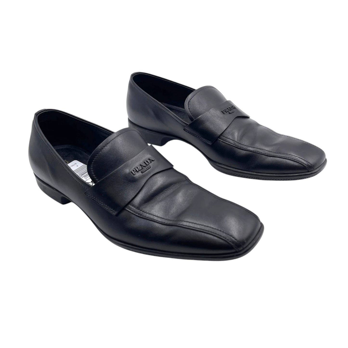 Prada Leather Penny Loafers