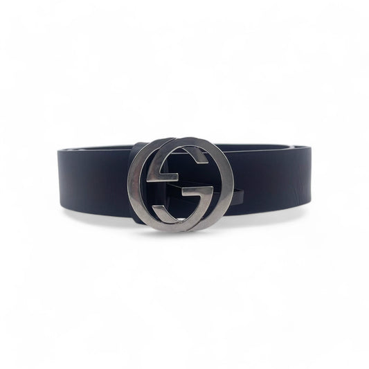 Gucci Dark Brown Inter G Belt Sz 100/40