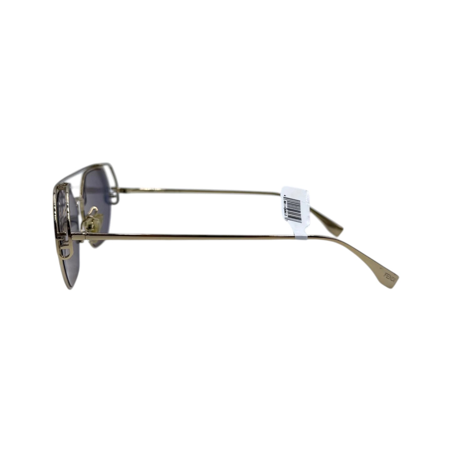 Fendi Hexagon Sky Gold Aviator Sunglasses