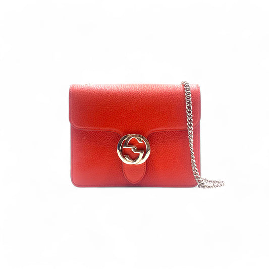 Gucci Burnt Orange InterGG Shoulder Bag