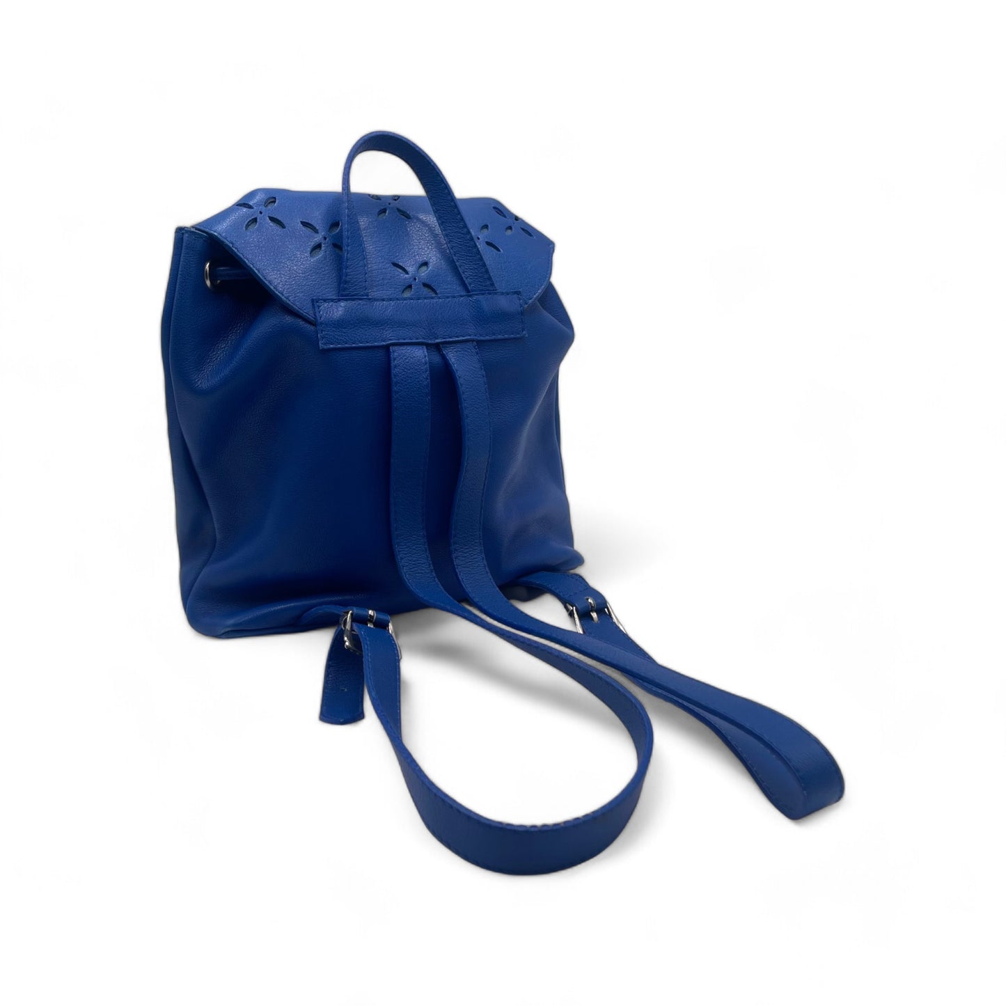 Versace Blue Clothes Pin Backpack