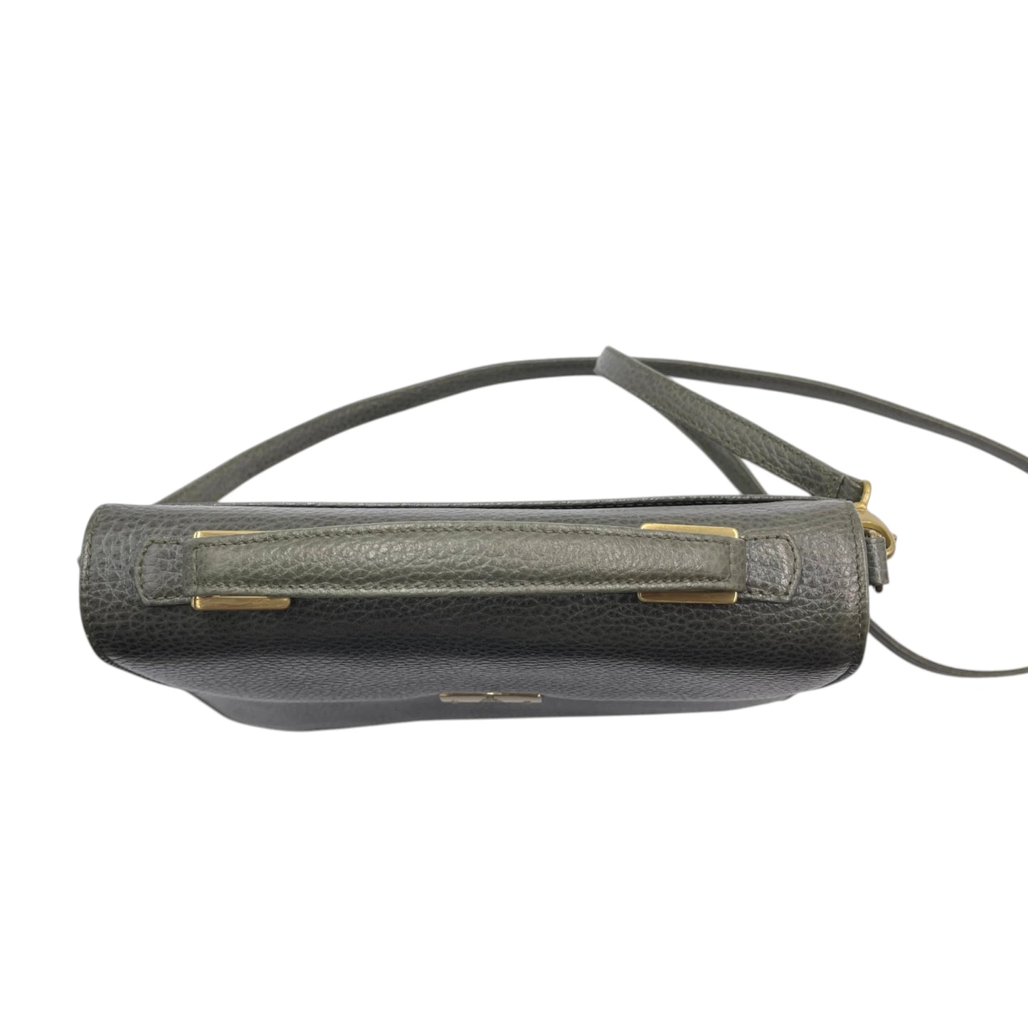 Mark Cross Green Pebbled Leather Bag