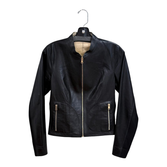 Lamarque Chapin Reversible Leather Bomber