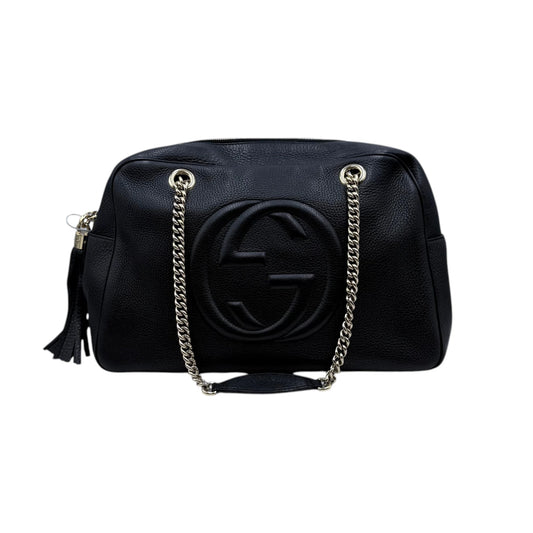 Gucci Pebbled Calfskin Medium Soho Bag