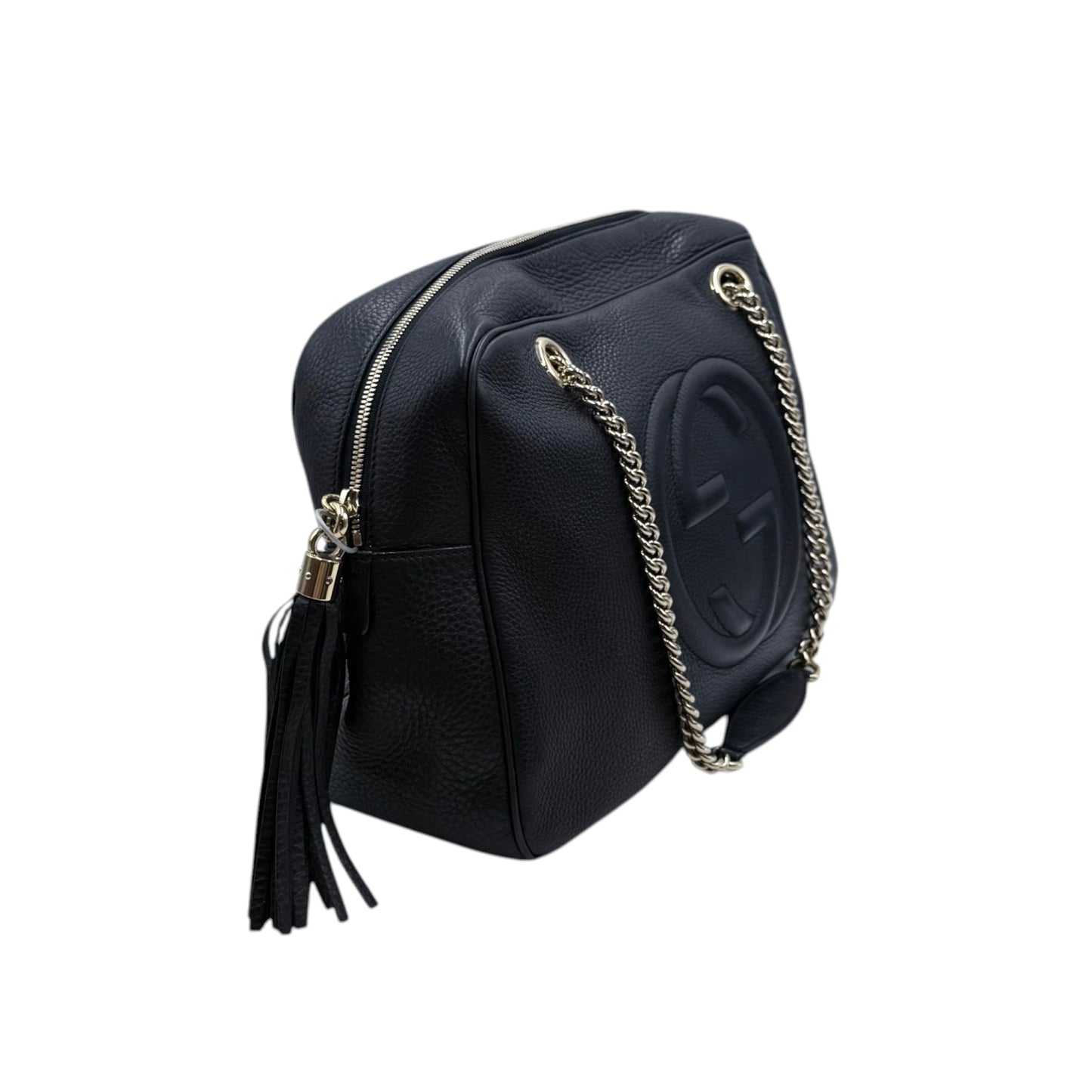 Gucci Pebbled Calfskin Medium Soho Bag