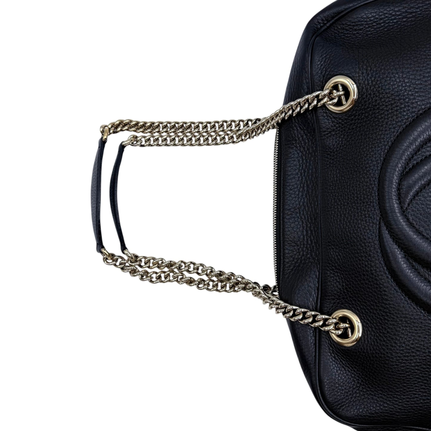 Gucci Pebbled Calfskin Medium Soho Bag