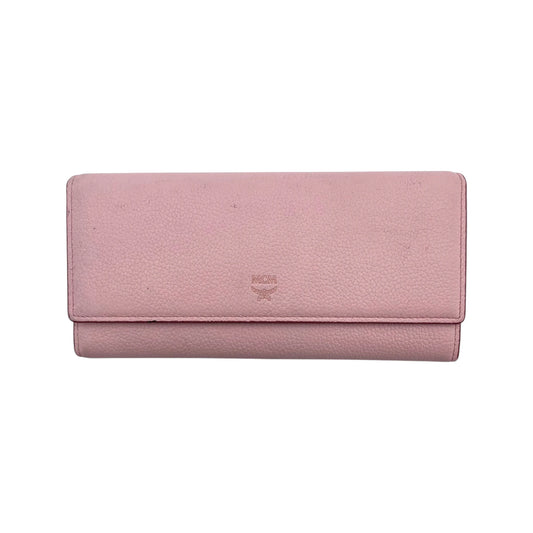 MCM Pink Leather Wallet