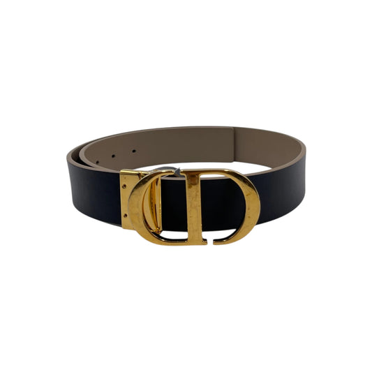 Dior Montaigne Reversible Black/Beige Belt