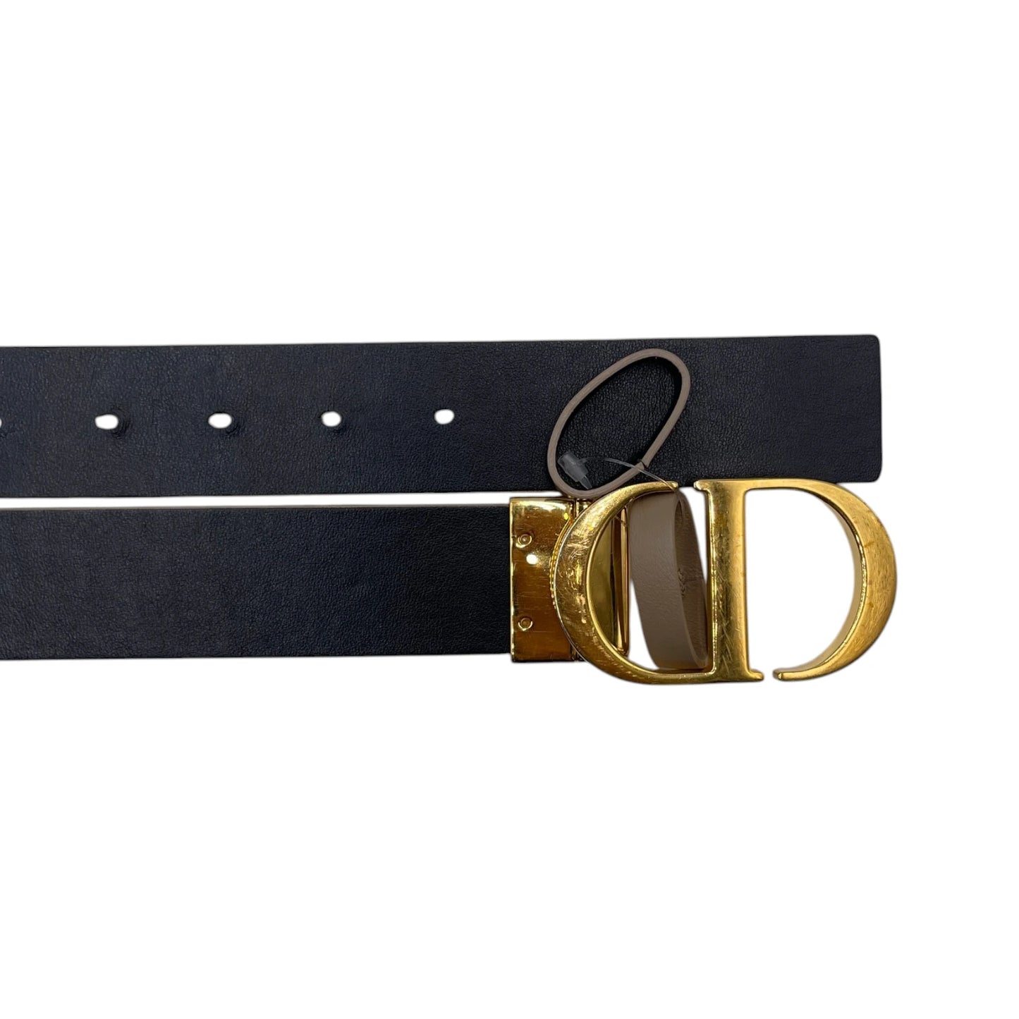 Dior Montaigne Reversible Black/Beige Belt