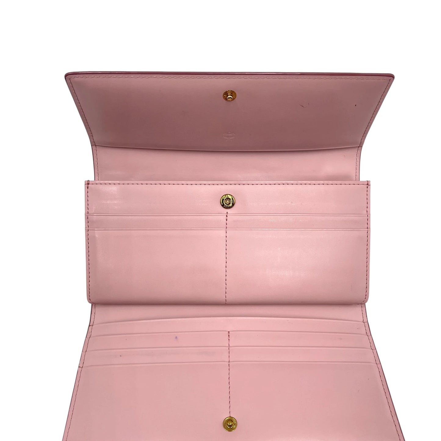 MCM Pink Leather Wallet