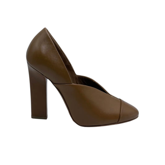 Victoria Beckham Brown Leather Pumps