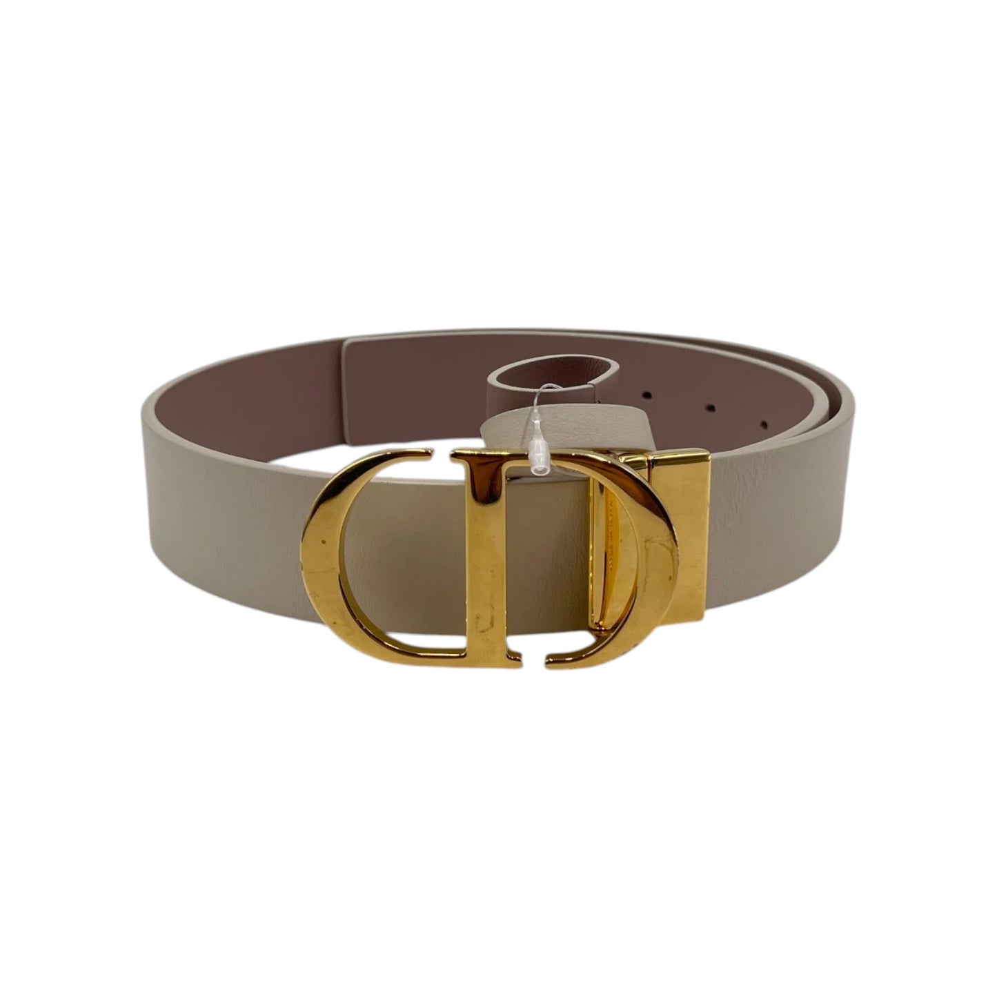 Dior Montaigne Reversible Hazelnut/Rose Belt