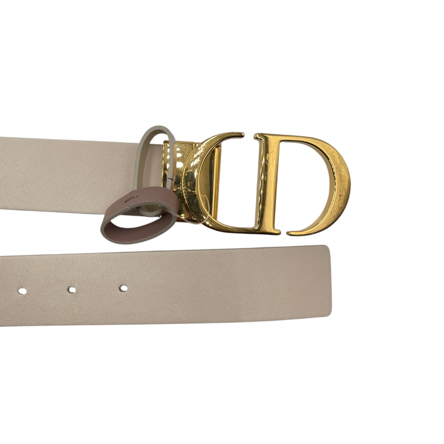 Dior Montaigne Reversible Hazelnut/Rose Belt