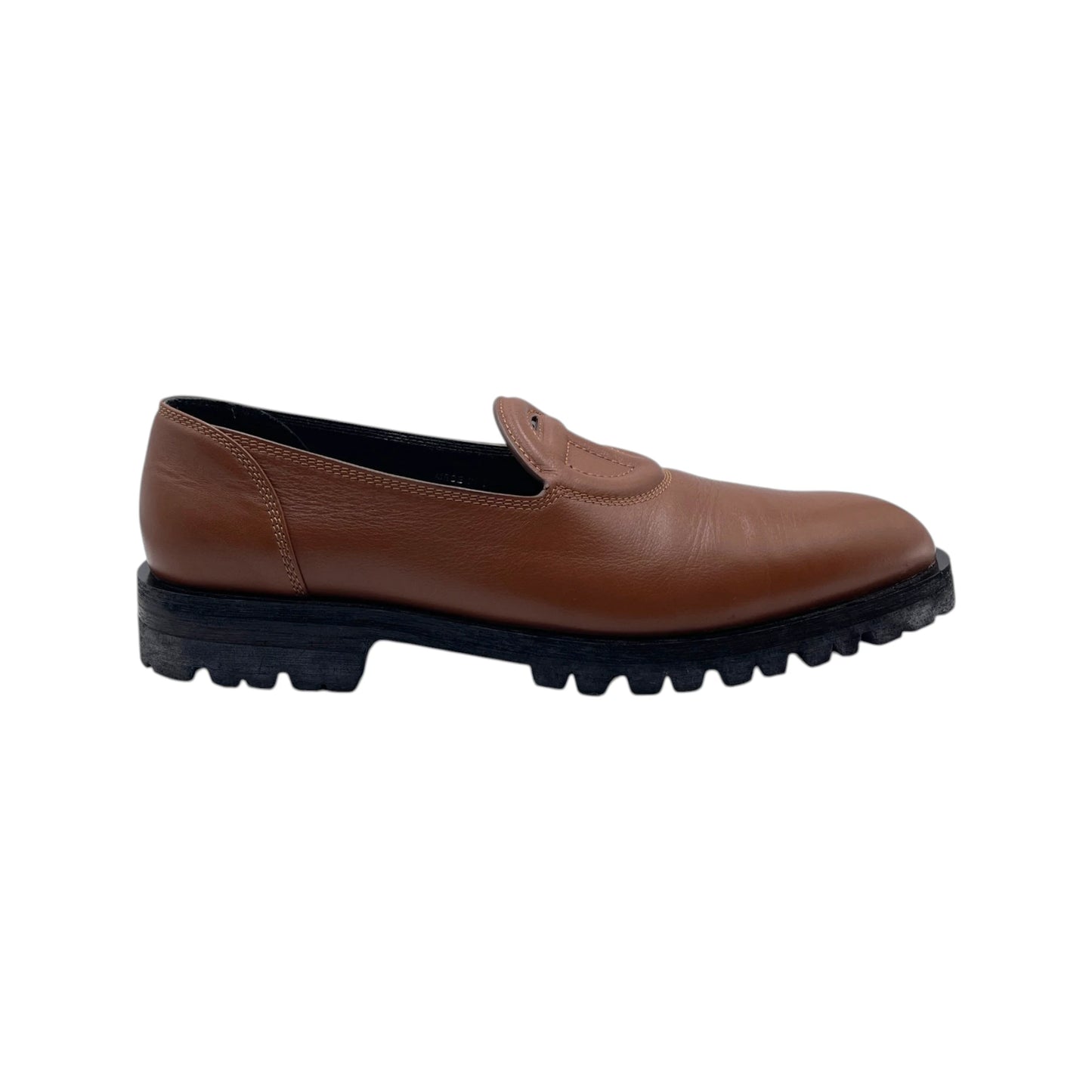 Telfar Logo Leather Loafers