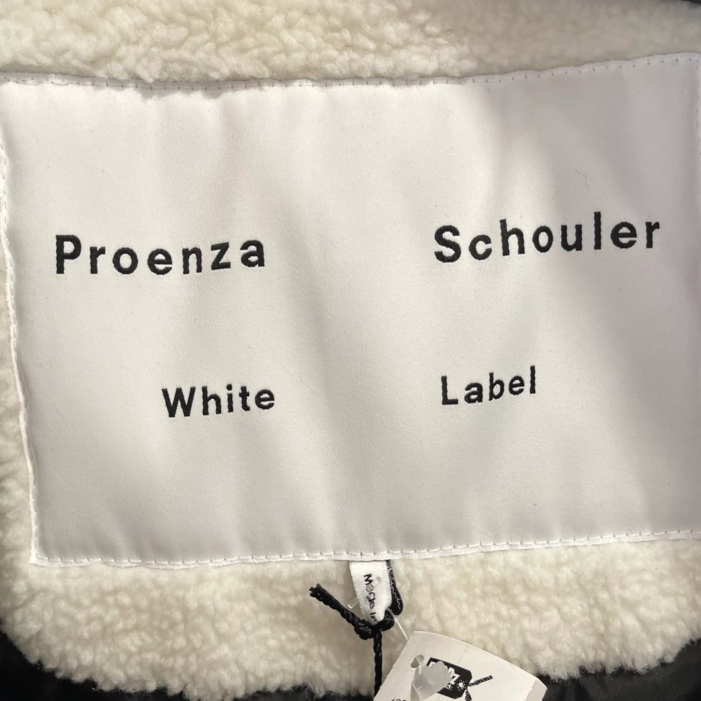 Proenza White Teddy Coat Wom XL